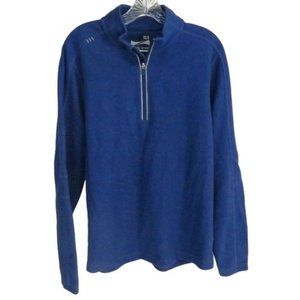 Tri-Reg Men's L 1/4 Zip Pullover Blue Jacket